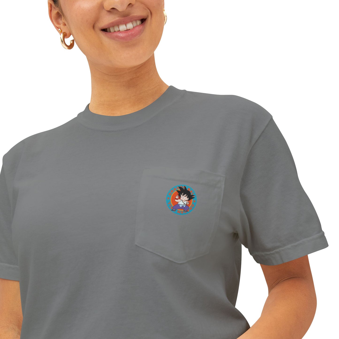 1980s Dragon Ball Bulma with Goku Unisex Heavy 100% Cotton T-Shirt